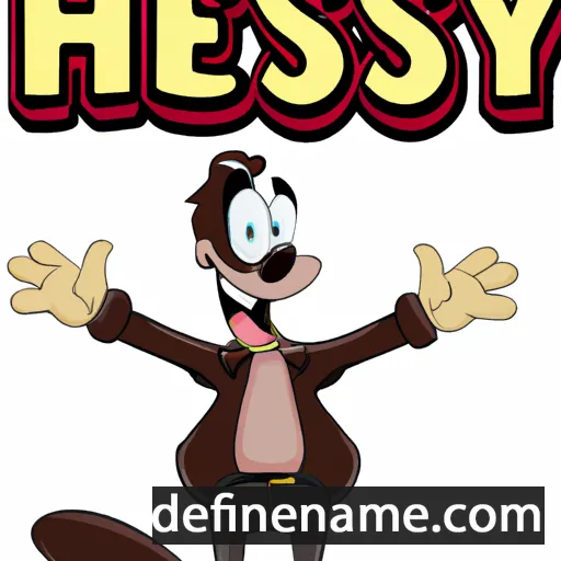 cartoon of the name Hersey