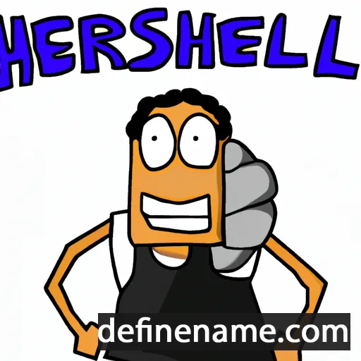 cartoon of the name Hershell