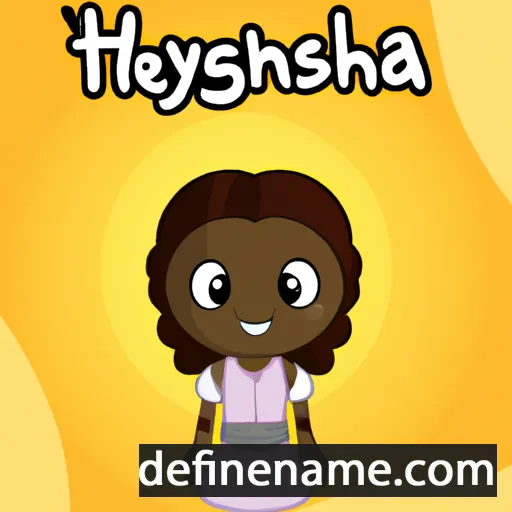 cartoon of the name Hersylia