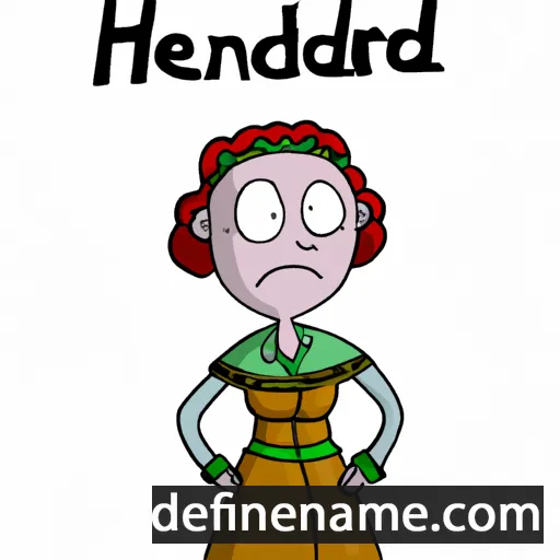 cartoon of the name Herundina