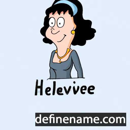 cartoon of the name Herveline