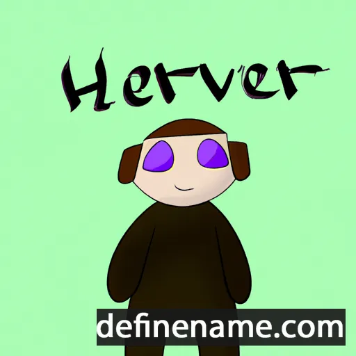 cartoon of the name Hervǫr