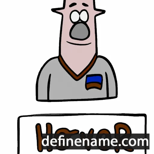 cartoon of the name Hervor