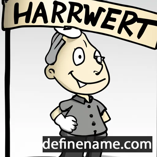 cartoon of the name Herwarth