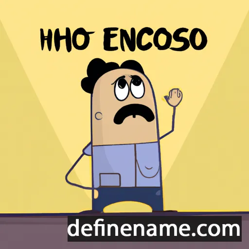 cartoon of the name Hesiquio