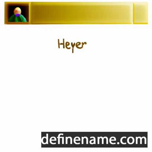 cartoon of the name Hesper