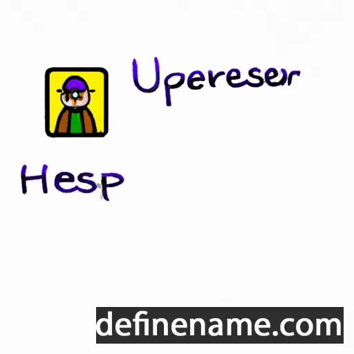 cartoon of the name Hesperie