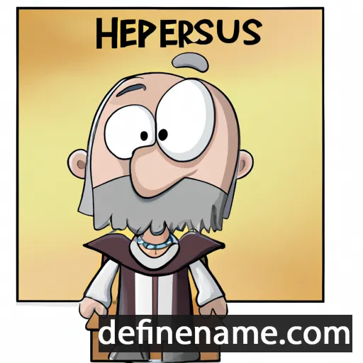 cartoon of the name Hesperus