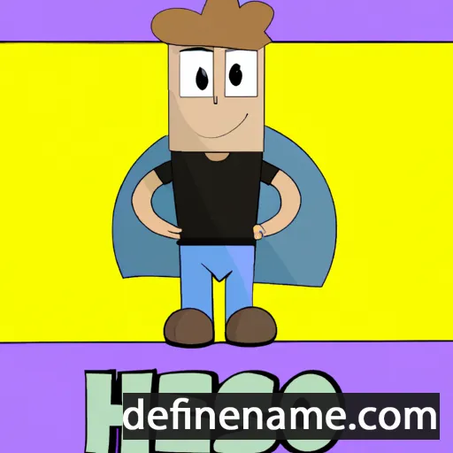 cartoon of the name Hesro