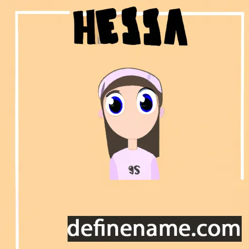 Hessa cartoon