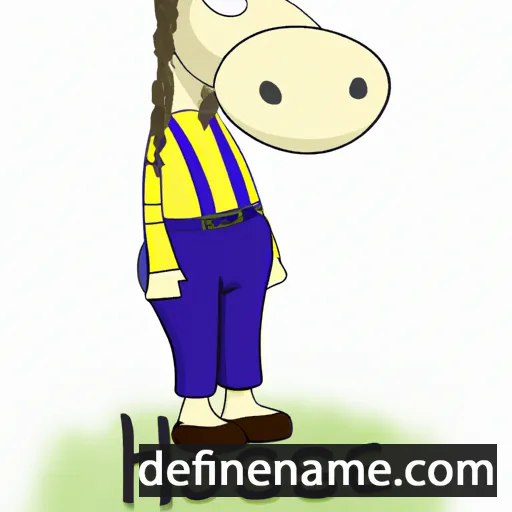 cartoon of the name Hessie