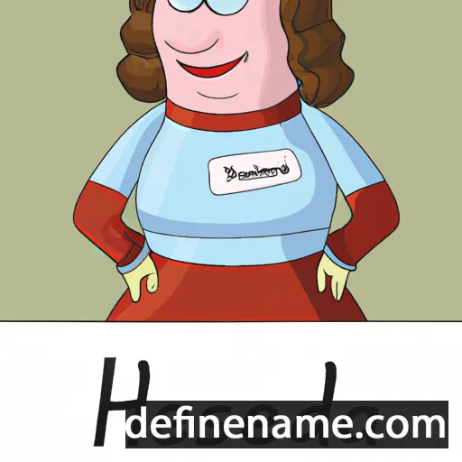 cartoon of the name Hessolda