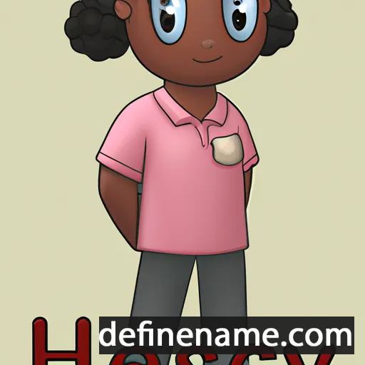 cartoon of the name Hessy