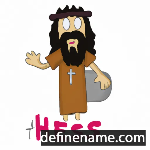 cartoon of the name Hesús