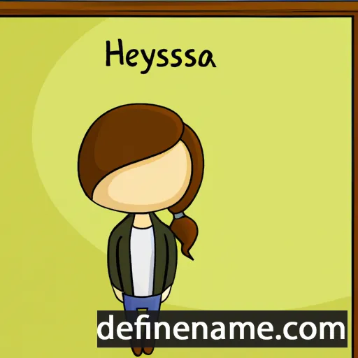 cartoon of the name Hesychia