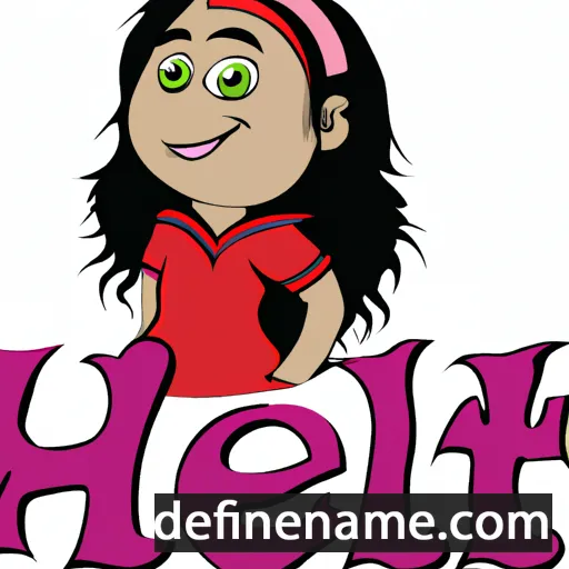 cartoon of the name Hetal