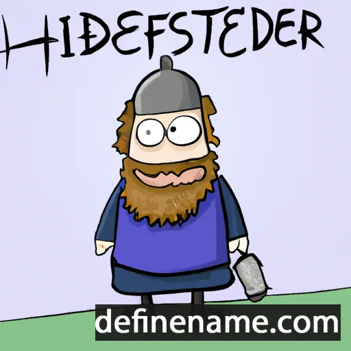 cartoon of the name Heðinfastr