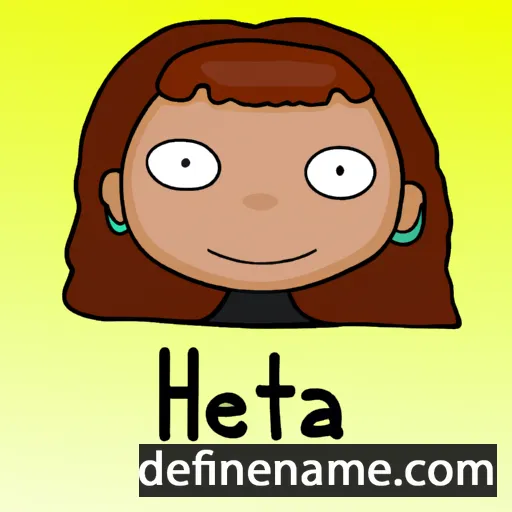 Hetia cartoon