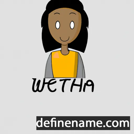 cartoon of the name Hetiwa