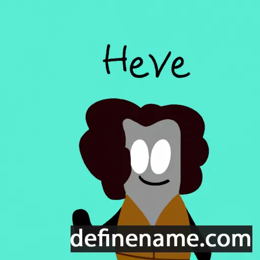 Hetóévá'e cartoon