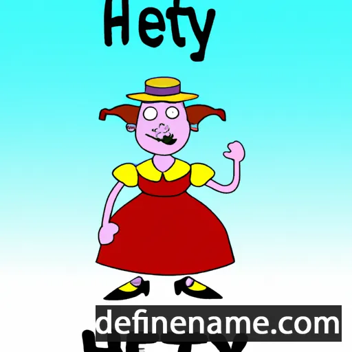 cartoon of the name Hetty