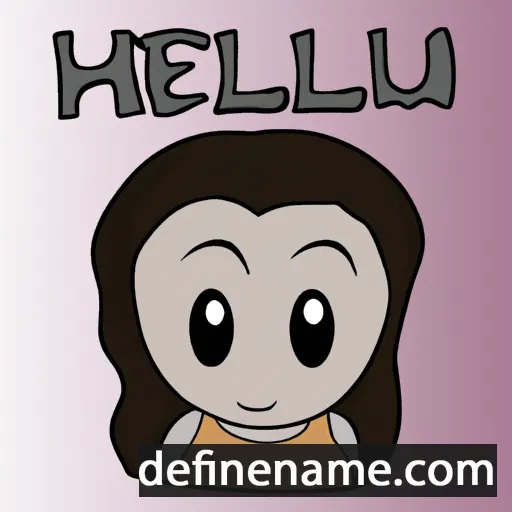 cartoon of the name Heulyn