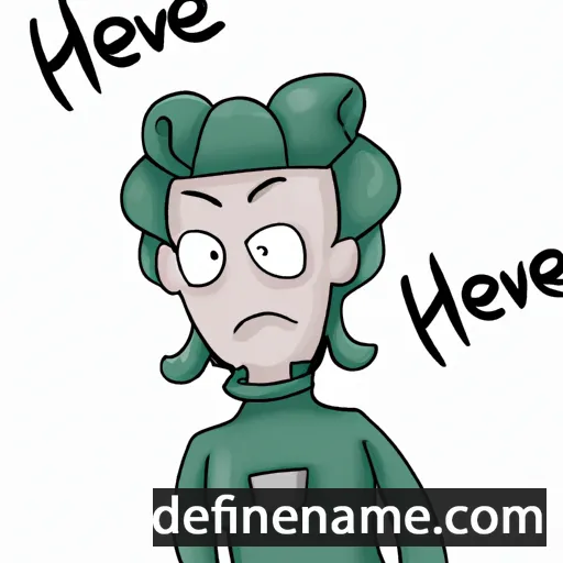 cartoon of the name Hevrê