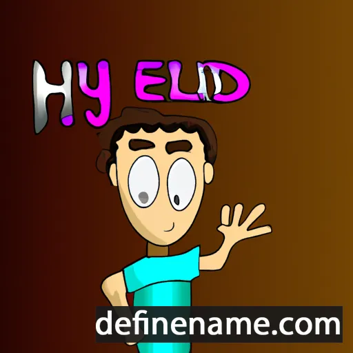 cartoon of the name Heydi