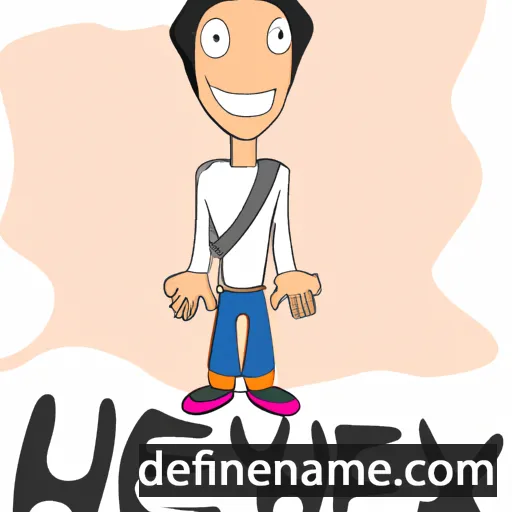 cartoon of the name Heynekh