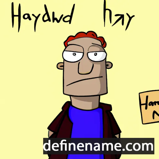 cartoon of the name Heyward