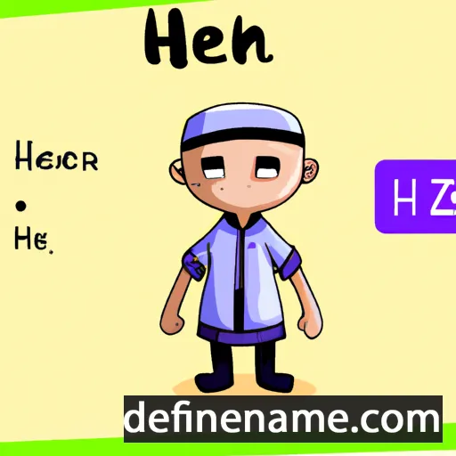 Hezhi cartoon