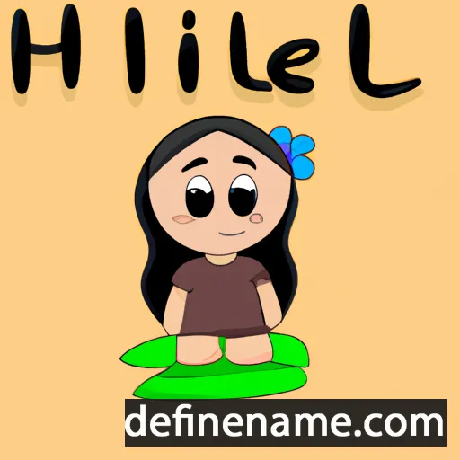 cartoon of the name Hiʻilei