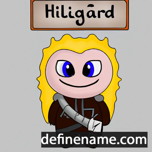 Hiálmgerðr cartoon