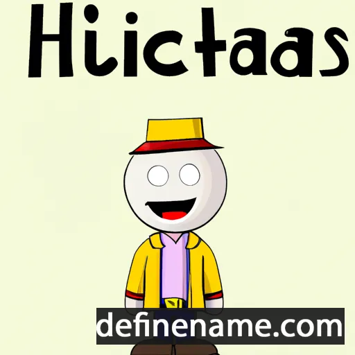 cartoon of the name Hiacintas