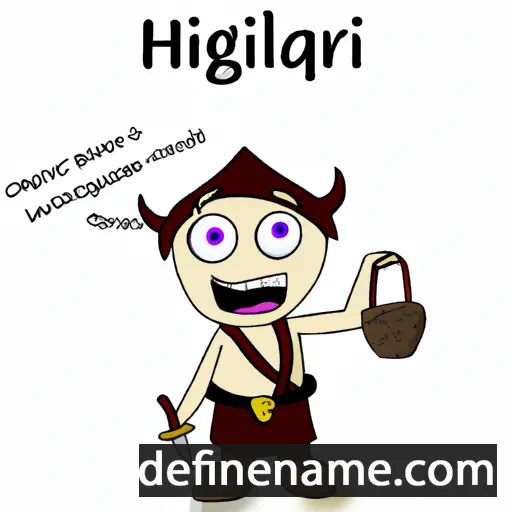 Hialmgæirr cartoon