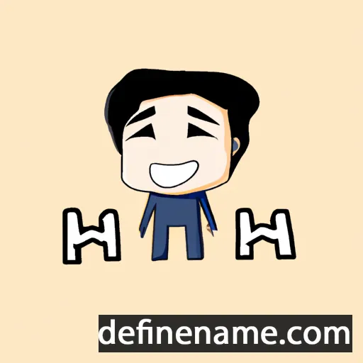 cartoon of the name Hiam