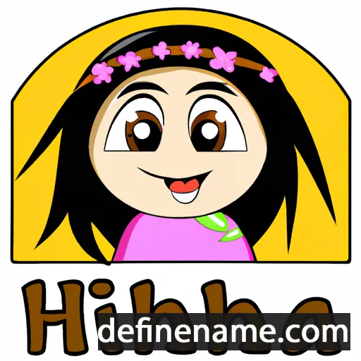 cartoon of the name Hibana