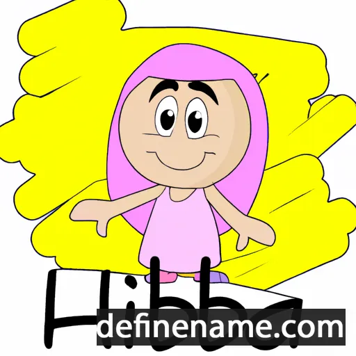 cartoon of the name Hibba