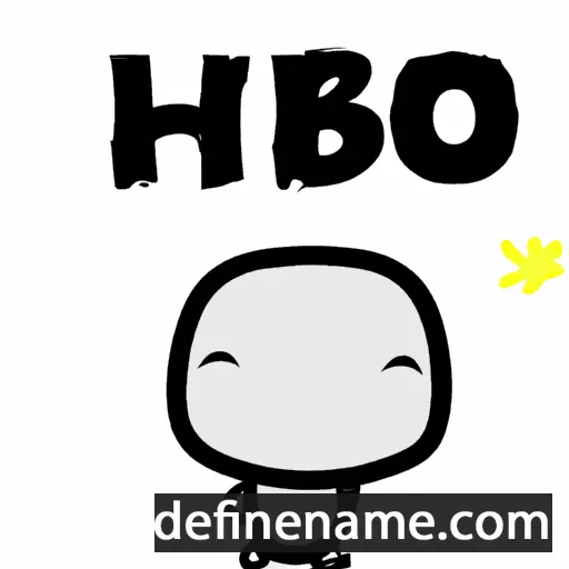 cartoon of the name Hibio