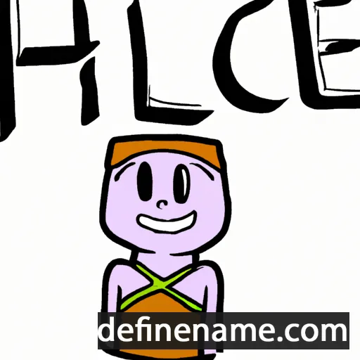 Hiciel cartoon