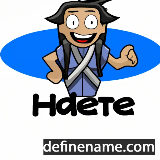 cartoon of the name Hidajet