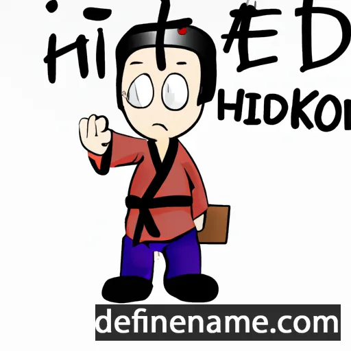 Hidehiko cartoon