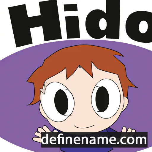 cartoon of the name Hideno