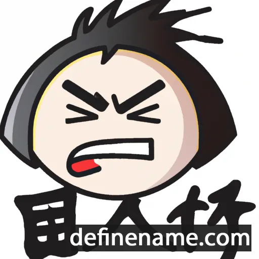 cartoon of the name Hideomi