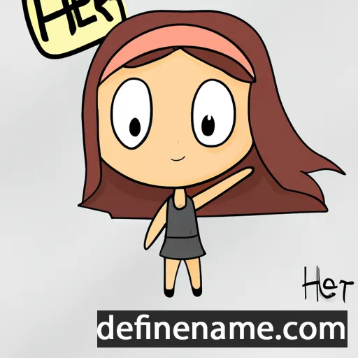 cartoon of the name Hiéra