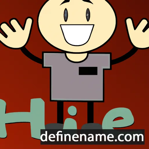 cartoon of the name Hie