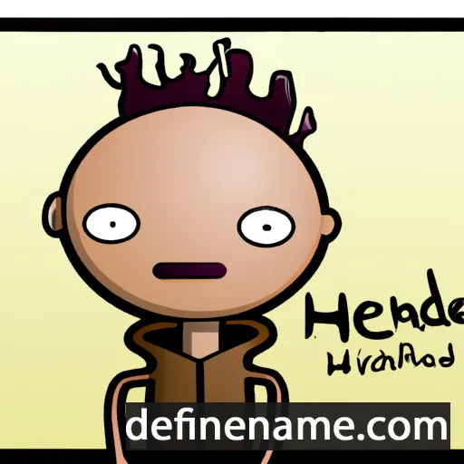 cartoon of the name Hienadzij