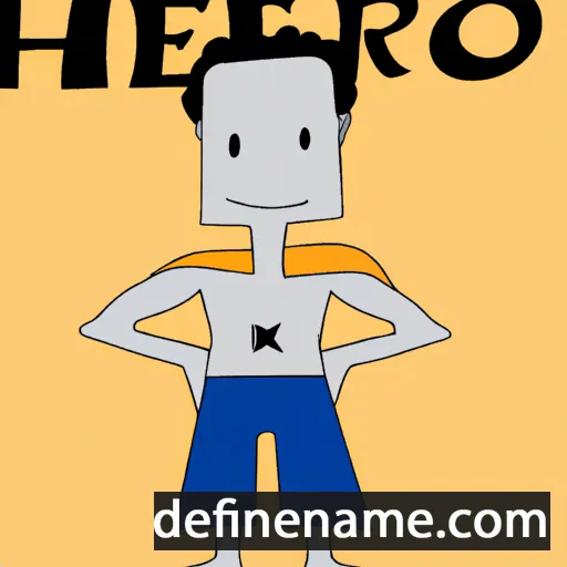 cartoon of the name Hierão