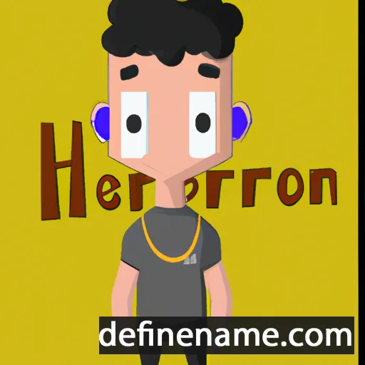 cartoon of the name Hierón