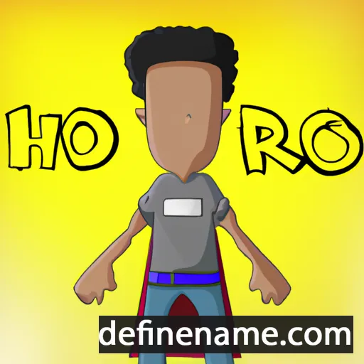 cartoon of the name Hiero